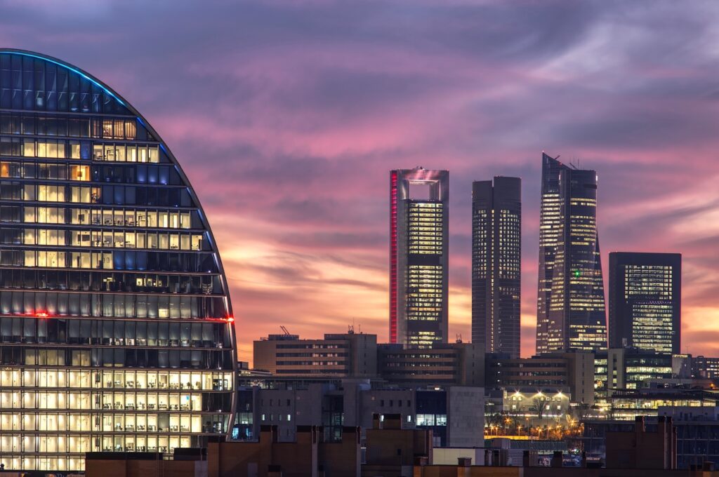 Imagen del Skyline de Madrid